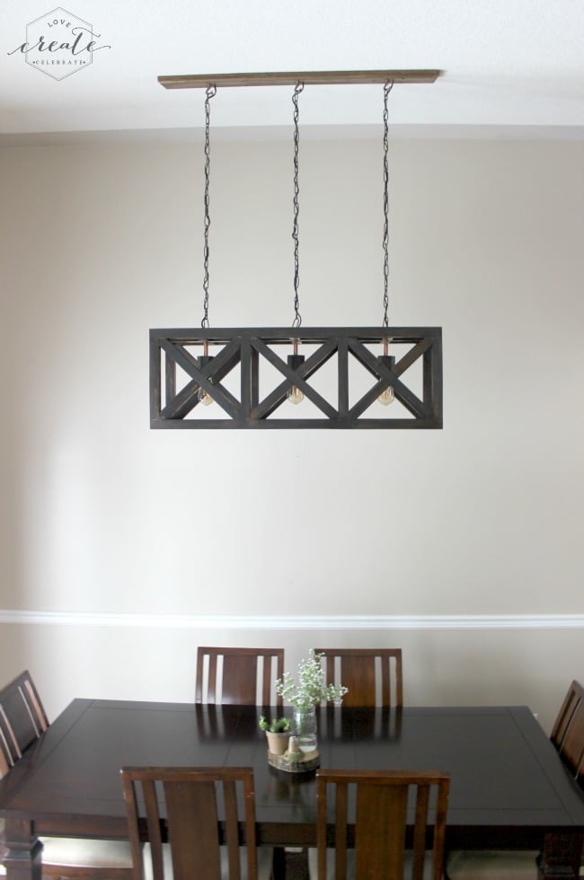 Diy dining room deals light